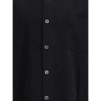 Black Cotton Dress Shirt