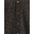 Brown Wool Cardigan
