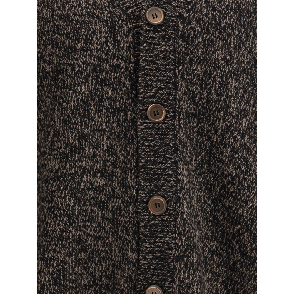 Brown Wool Cardigan