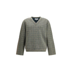 Green Fleece Wool Sweatshirt