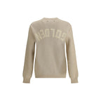 Beige Cotton Sweatshirt