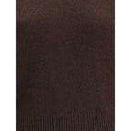 Brown Fleece Wool Cashmere Sweater