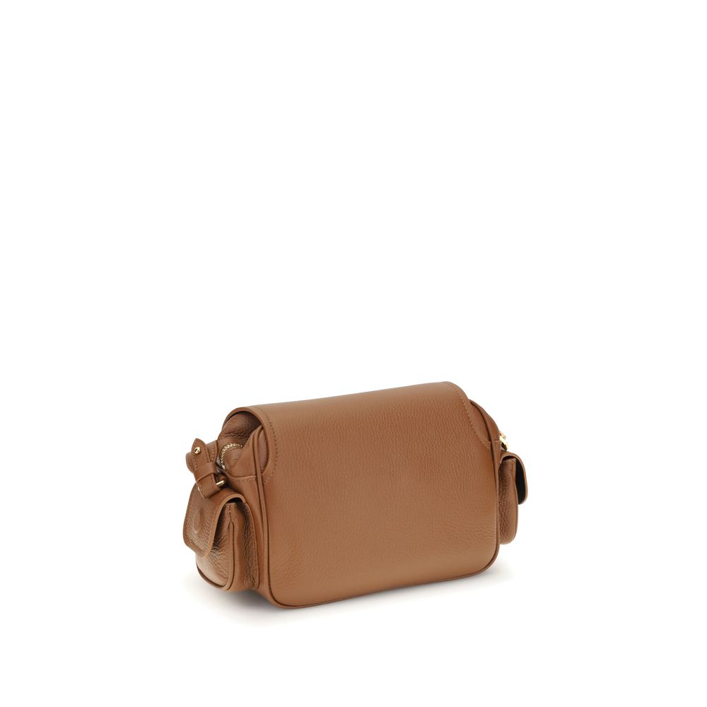 Brown Leather Shoulder Bag
