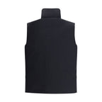 Black Polyamide Sleveless Jacket