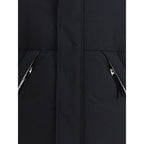 Black Polyamide Sleveless Jacket