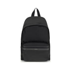 Black Recycled Polyamide Backpack