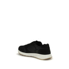 Black Recycled Polyamide Athletic Sneakers