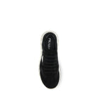 Black Recycled Polyamide Athletic Sneakers