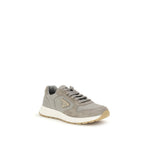Gray Recycled Polyamide Athletic Sneakers