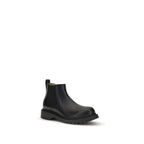 Black Bull Skin Chelsea Boots