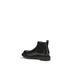 Black Bull Skin Chelsea Boots