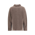 Brown Raccoon Fur Cardigan