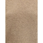 Beige Raccoon Fur Sweatshirt