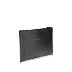 Black Calf Leather Bos Taurus Clutch Bag
