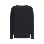 Black Wool Sweatshirt