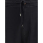 Black Cotton Joggers (Workout Pants)
