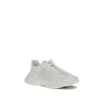 White Polyamide Athletic Sneakers