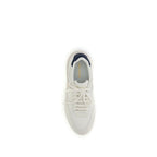 White Leather Athletic Sneakers