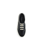 Black Calf Leather Bos Taurus Low Top Sneakers
