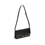 Black Leather Shoulder Bag