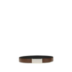 Brown Leather Regular Belt