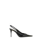 Black Calf Leather Bos Taurus High Heel Pumps