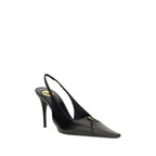 Black Calf Leather Bos Taurus High Heel Pumps