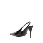 Black Calf Leather Bos Taurus High Heel Pumps