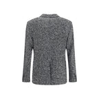 Gray Fleece Wool Coat