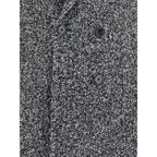 Gray Fleece Wool Coat