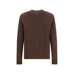 Brown Fleece Wool Sweatshirt