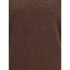 Brown Fleece Wool Sweatshirt
