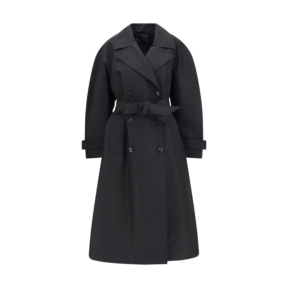 Black Polyester Coat