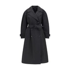 Black Polyester Coat