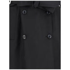 Black Polyester Coat