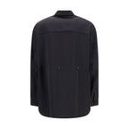 Black Polyester Dress Shirt