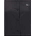Black Polyester Dress Shirt