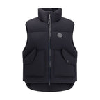 Black Polyamide Sleveless Jacket