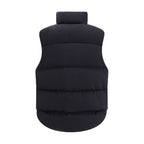 Black Polyamide Sleveless Jacket