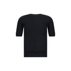 Black Fleece Wool Top