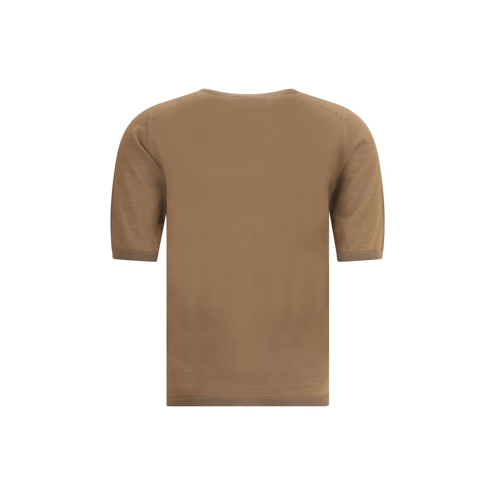 Brown Fleece Wool Top