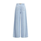Light Blue Cotton Jeans Denim