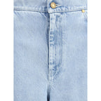 Light Blue Cotton Jeans Denim