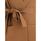Brown Viscose Coat