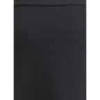 Black Viscose Long Skirt