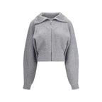 Gray Wool Cardigan