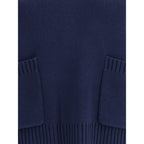 Blue Cotton Sweatshirt