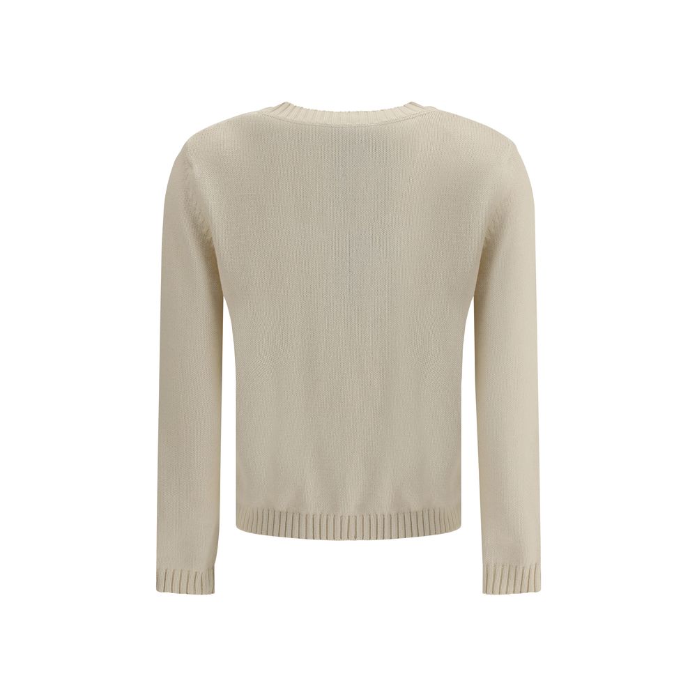 Cream Cotton Sweatshirt