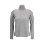 Gray Wool Turtleneck
