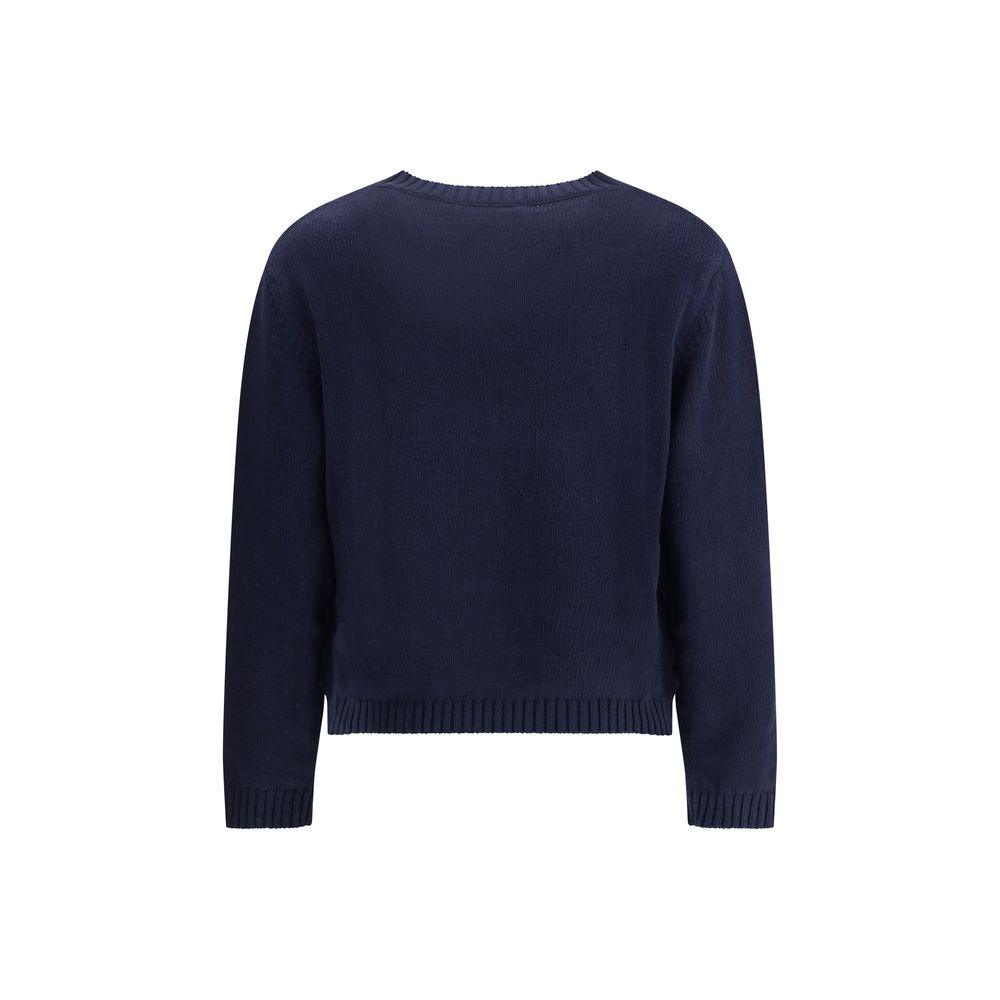 Blue Cotton Sweatshirt